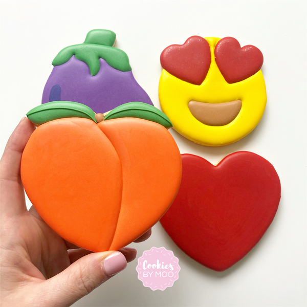 Giant 4" Emoji Cookie Cutter set